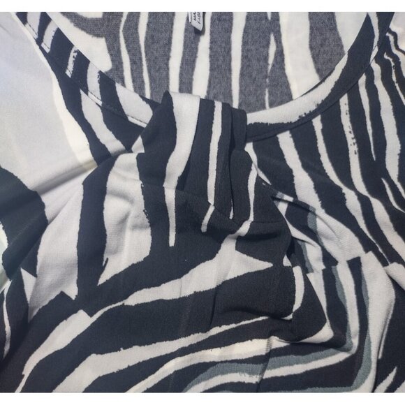 DKNY Women's Zebra Print Polyester Spandex Tank Top, Medium, NWT. - Picture 7 of 9